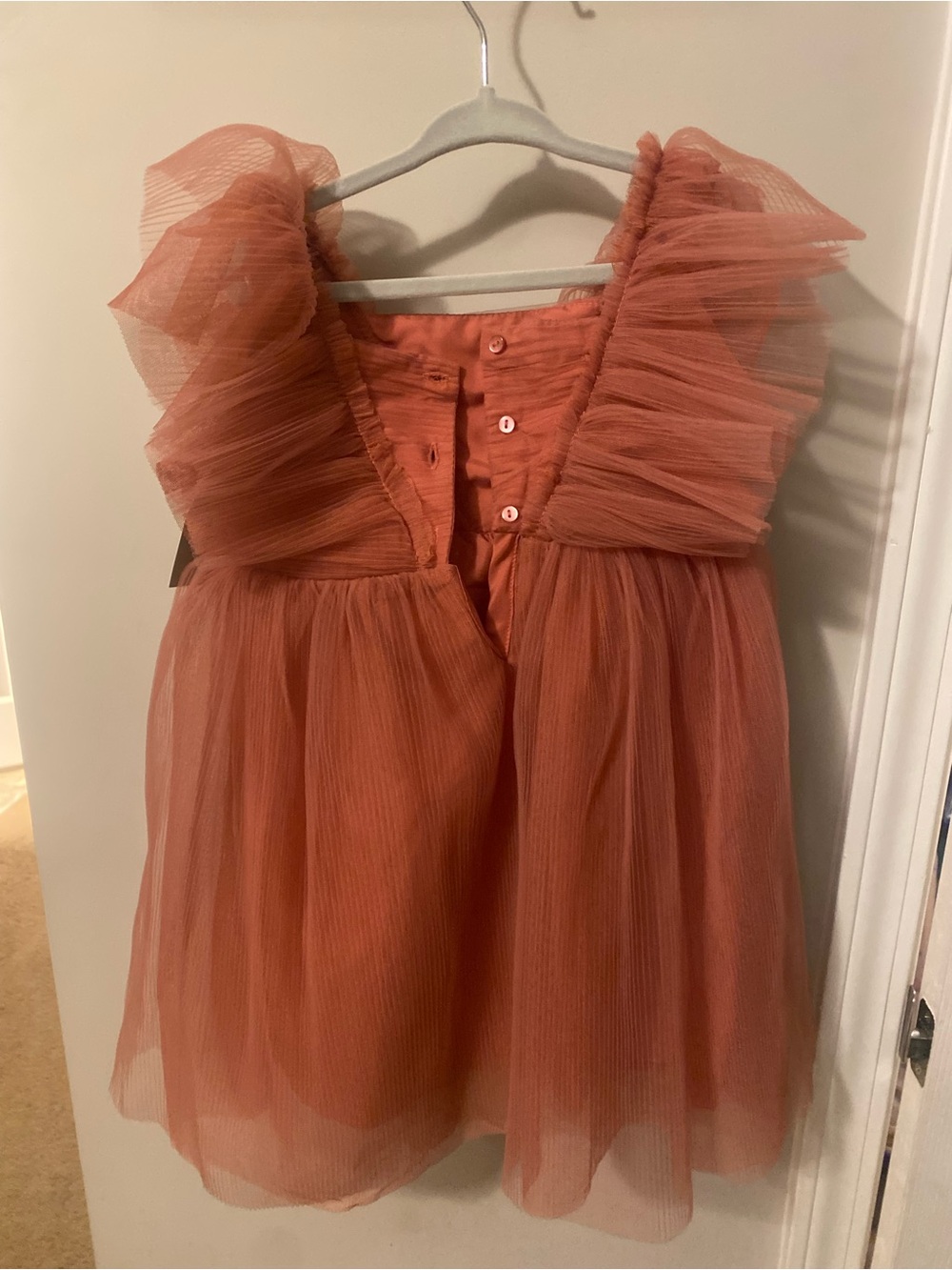 H&M Girls' dusty rose tulle dress - Picture 2 of 4